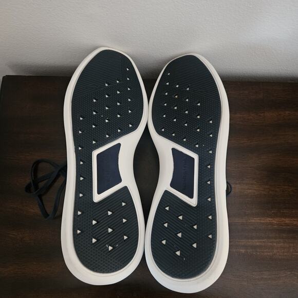 Wolf & Shepherd Crossover Derby Shoes Men's 9.5 M Navy Leather Casual Dress - Picture 8 of 8